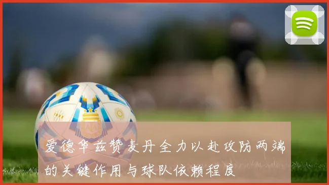 爱德华兹赞麦丹全力以赴攻防两端的关键作用与球队依赖程度